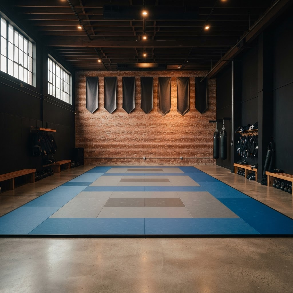 The Immortals training floor before class